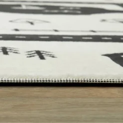 4'1"x5'6" Roadmap Black/White Rug - Balta Rugs 9 4'1"x5'6" Roadmap Black/White Rug - Balta Rugs -Child Home Decoration Store GUEST 9b9dea0a ef52 45e8 91d3 fa20afb79fb5