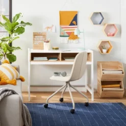 Bly Kids' Desk White - Pillowfort™ 8 Bly Kids' Desk White - Pillowfort™ -Child Home Decoration Store GUEST 9ca002a4 6563 4787 a7e9 4f9eab3f8de7