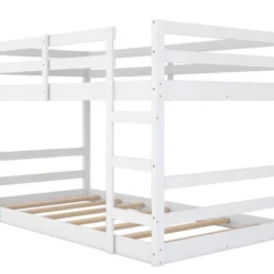 Twin Over Twin Bunk Bed With Ladder-ModernLuxe -Child Home Decoration Store GUEST a0113747 0853 4086 8e64 04d631f9a551