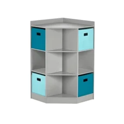 5pc Kids' Corner Cabinet Set With 4 Bins Set - RiverRidge Home -Child Home Decoration Store GUEST a353ee9c 5907 4aea a57e fde9c7fe936f