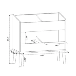 Modern Two Shelf Toy Kids' Bin White - Pillowfort™ -Child Home Decoration Store GUEST a513d7df 5c70 4fb6 90e1 444d6b09cebc