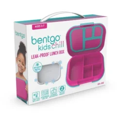 Bentgo Kids' Chill Lunch Box, Bento-Style Solution, 4 Compartments & Removable Ice Pack -Child Home Decoration Store GUEST a88c928c 6ee8 465b a033 0c4f91d23e64