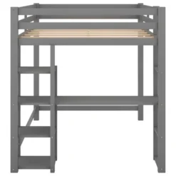 Full Size Loft Bed With Built-in Desk And Shelves - ModernLuxe 14 Full Size Loft Bed With Built-in Desk And Shelves - ModernLuxe -Child Home Decoration Store GUEST a9240e4c 20b4 44df aec7 997a51c79049