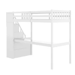 Twin Size Loft Bed With Staircase And Built-in Desk - ModernLuxe 15 Twin Size Loft Bed With Staircase And Built-in Desk - ModernLuxe -Child Home Decoration Store GUEST ac06d0e5 46b1 451f b58b a9640b704efe
