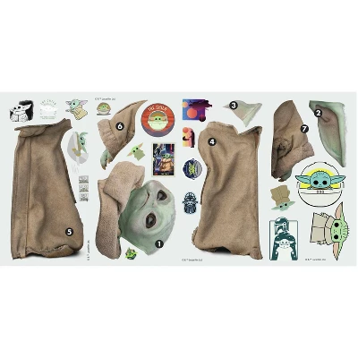 The Mandalorian The Child Peel And Stick Wall Decal - RoomMates 5 The Mandalorian The Child Peel And Stick Wall Decal - RoomMates - Image 3