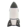 Bank Roger Rocket Bank - One Bank 9 Inches - Space - 3577Gb - Ceramic - Off-White -Child Home Decoration Store GUEST ada409b0 14a4 4c02 84a2 83a113c47645