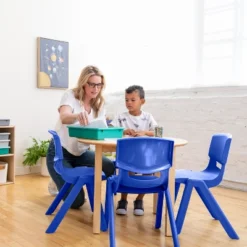 ECR4Kids Plastic School Stack Chair For Indoors And Outdoors, 14in Seat Height, 4-Pack -Child Home Decoration Store GUEST adbf6e18 851e 41b4 9159 c677d0ee70ad