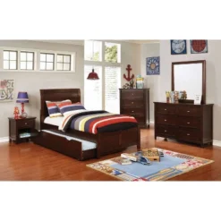 HOMES: Inside + Out Twin Portero Trundle Brown Cherry - IoHOMES -Child Home Decoration Store GUEST ae6aadbb 01b9 4aec 9ba7 d172c8894fa8