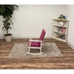 Kids' Rocking Chair With Fully Upholstered And Seat Back Pink - Gift Mark -Child Home Decoration Store GUEST af698b29 dce0 4a04 982a 253f97008ae8