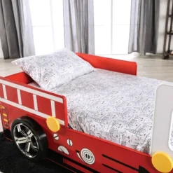 Twin Kamphora Fire Truck Engine Youth Bed - Red - MiBasics -Child Home Decoration Store GUEST b4322d0a 0a87 4ac1 bfc8 55de87c5952f