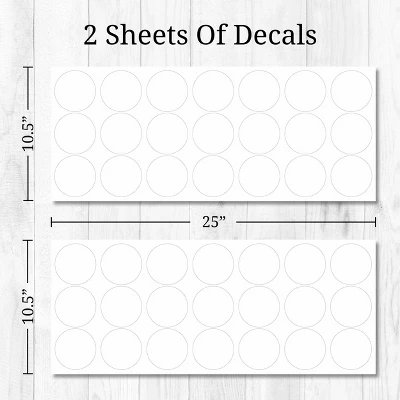 Polka Dots Wall Decor White - Decalcomania 7 Polka Dots Wall Decor White - Decalcomania - Image 5