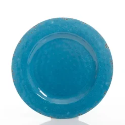 Gibson Studio California Mauna 12 Piece Assorted Crackle Decal Melamine Dinnerware Set -Child Home Decoration Store GUEST b580729c 7b85 43cc 9a5c 6e636695941d