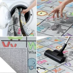 Educational Kids Cotton Rug For Playrooms, Kids Rooms, Classrooms -Child Home Decoration Store GUEST b5ae5273 6f81 4c3e b2e9 4454079e20b6