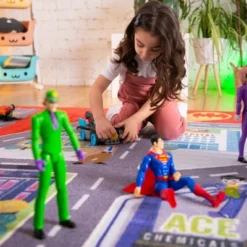 KC CUBS | Batman Gotham City Boy & Girl Kids City Road Car Vehicle Traffic Educational Learning & Game Nursery Classroom Rug Carpet -Child Home Decoration Store GUEST b71c867a 6503 47c5 a005 8737e42df2a8