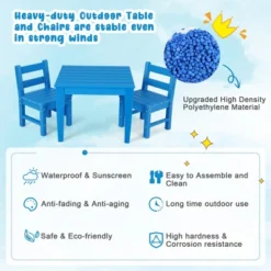 Costway 3PCS Kids Table & 2 Chairs Set Outdoor Heavy-Duty All-Weather Activity Table Set 23 Costway 3PCS Kids Table & 2 Chairs Set Outdoor Heavy-Duty All-Weather Activity Table Set -Child Home Decoration Store GUEST b7370a0d 9064 456b a1f2 5b5903c34368