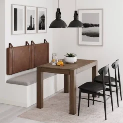 Harlow Headboard Sand Gray Fabric Vintage Brown - Nathan James -Child Home Decoration Store GUEST b8657940 1817 45e4 9b96 b5d538b70522