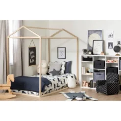 Sweedi House Bed - Natural Poplar - South Shore -Child Home Decoration Store GUEST bcb28aaa 82ee 4d57 a927 2c89459485c3