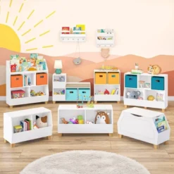Kids' Catch-All Storage Bench White - RiverRidge Home -Child Home Decoration Store GUEST beb34830 1b1f 4f50 9585 c98390a1b91d