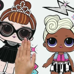 Lol Surprise Rock Star Peel And Stick Wall Decal - RoomMates -Child Home Decoration Store GUEST c0cd2ea9 66e1 422c 8ab0 24f4036d7100