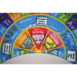 KC Cubs ABC Alphabet, Seasons, Months Days Of Week Educational Learning & Game Round Circle Rug For Kids And Children Bedrooms Playroom 10 KC Cubs ABC Alphabet, Seasons, Months Days Of Week Educational Learning & Game Round Circle Rug For Kids And Children Bedrooms Playroom -Child Home Decoration Store GUEST c1a18f4e 30f5 4164 9d72 3108eac33876