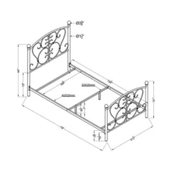 HOMES: Inside + Out Twin Allen Kids' Metal Bed - IoHOMES 9 HOMES: Inside + Out Twin Allen Kids' Metal Bed - IoHOMES -Child Home Decoration Store GUEST c1a509e4 c099 4d4d 9c0c 09cc46e35f00