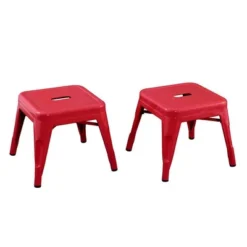 Harper & Hudson Set Of 2 Kids' Metal Stools - ACEssentials -Child Home Decoration Store GUEST c2a5909e 59b6 4b75 af9c 669d587d4322