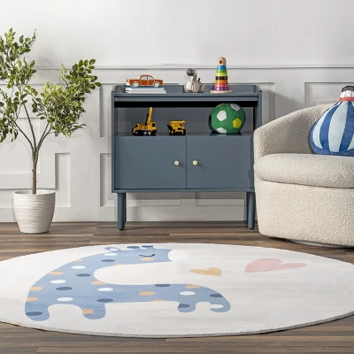 NuLOOM Ariella Giraffe Kids Machine Washable Area Rug 8 NuLOOM Ariella Giraffe Kids Machine Washable Area Rug - Image 7