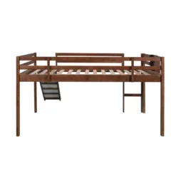 Full Size Wooden Loft Bed With Slide, Stair And Chalkboard - ModernLuxe -Child Home Decoration Store GUEST c543733c 3a87 4d1a aedb f565b28fb44f