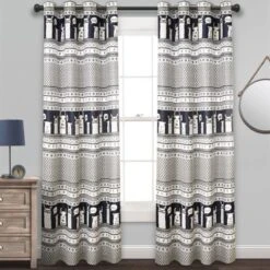 52"x84" Set Of 2 Llama Striped Room Darkening Curtain Panels - Lush Décor 8 52"x84" Set Of 2 Llama Striped Room Darkening Curtain Panels - Lush Décor -Child Home Decoration Store GUEST ca3c2192 3564 4707 a033 1d82e2338e50