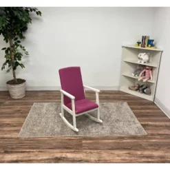 Kids' Rocking Chair With Fully Upholstered And Seat Back Pink - Gift Mark -Child Home Decoration Store GUEST cc5b6641 8bf9 45a3 ad55 4d2734e34790