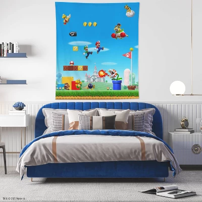 Nintendo Super Mario Tapestry - RoomMates 6 Nintendo Super Mario Tapestry - RoomMates - Image 4