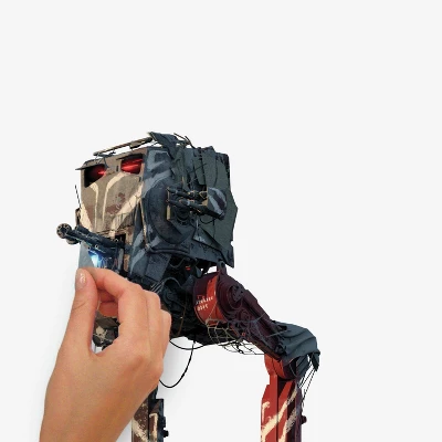 Star Wars The Mandalorian Peel And Stick Wall Decal - RoomMates 4 Star Wars The Mandalorian Peel And Stick Wall Decal - RoomMates - Image 2