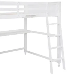 Full Size Wooden Loft Bed With Drawers, Shelves And Desk - ModernLuxe -Child Home Decoration Store GUEST cfe010f3 25d5 4f8d a615 8211f8e46d4e