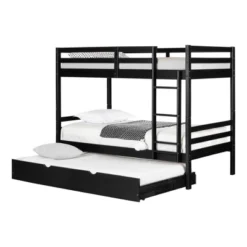 Fakto Bunk Beds With Trundle Matte Black - South Shore -Child Home Decoration Store GUEST d00ea91a 1e5a 4cb0 a4d3 978ce5639f97