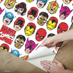 Marvel Comics Classic Faces Peel & Stick Wallpaper - RoomMates -Child Home Decoration Store GUEST d0c7ac17 e9e1 4195 8260 e3ee25b8ac71
