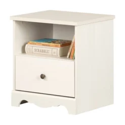 Lyara 1 Drawer Nightstand White Wash - South Shore -Child Home Decoration Store GUEST d353886b 1538 46ad a659 f3c2f28bf261