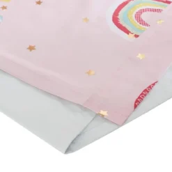 Natalie Rainbow With Metallic Printed Total Blackout Window Panel Pink - Mi Zone 17 Natalie Rainbow With Metallic Printed Total Blackout Window Panel Pink - Mi Zone -Child Home Decoration Store GUEST d4cfaf1c 0e40 4458 be06 dbfa14ccab14