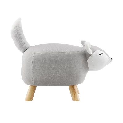 Fifer The Fox Stool Gray - Powell 4 Fifer The Fox Stool Gray - Powell - Image 2