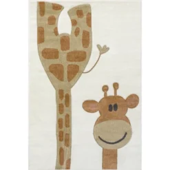 NuLOOM Anabell Giraffe Kids Area Rug -Child Home Decoration Store GUEST d77f9636 ed5c 4b3a 81db 3ce57e5d9ed6