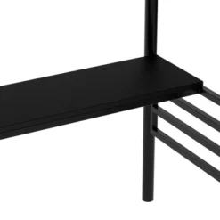 Metal Twin Size Loft Bed With Desk, Black - ModernLuxe 20 Metal Twin Size Loft Bed With Desk, Black - ModernLuxe -Child Home Decoration Store GUEST d7be3dc2 6016 4b21 9919 a41c8fa3f552