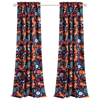 Kids' Pixie Fox Curtain Panels - Lush Décor 6 Kids' Pixie Fox Curtain Panels - Lush Décor - Image 4