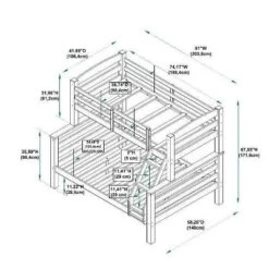 Avery Bunk Bed - Powell -Child Home Decoration Store GUEST dd95f202 31e0 4b47 9695 4dd4efeac74e
