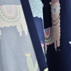 52"x84" Make A Wish Southwest Llama Cactus Window Curtain Panels Set - Lush Décor -Child Home Decoration Store GUEST ded7c023 2efd 42ee a2b1 4ab8f6b9e60d