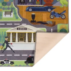 KC CUBS | Batman Gotham City Boy & Girl Kids City Road Car Vehicle Traffic Educational Learning & Game Nursery Classroom Rug Carpet -Child Home Decoration Store GUEST e01d1349 29c7 45ba b9d6 5b88d7863c5b