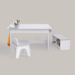 Fantasy Fields - Little Artist Monet Play Art Table Kids Furniture - White/Gray 19 Fantasy Fields - Little Artist Monet Play Art Table Kids Furniture - White/Gray -Child Home Decoration Store GUEST e146830a 05b9 4d40 b1cf 1147992d1d9e