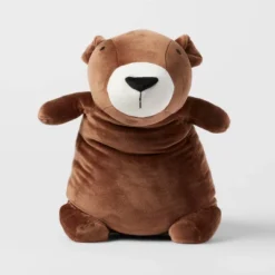 Bear Weighted Plush Kids' Throw Pillow Brown - Pillowfort™ -Child Home Decoration Store GUEST e14bf083 0b66 46ff 9039 736ae79b5f51