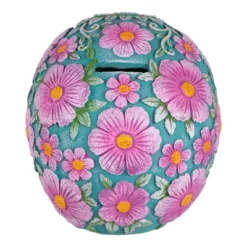 Northlight 7.75" Blue And Pink Day Of The Dead Skull Coin Bank -Child Home Decoration Store GUEST e5bb1e50 2d18 41d6 9411 90e712ab6f11