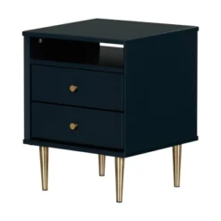 Dylane 2-Drawer Nightstand Navy - South Shore -Child Home Decoration Store GUEST e5f7f51a 715f 44df b62e c240e99d2b1a