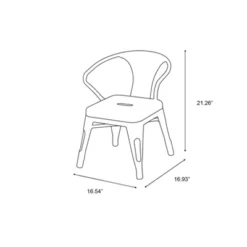 Set Of 2 Harper & Hudson Kids' Metal Activity Chairs - ACEssentials -Child Home Decoration Store GUEST e7185e2c 790c 4477 ab1f bdc95d67ad72