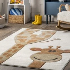 NuLOOM Anabell Giraffe Kids Area Rug -Child Home Decoration Store GUEST ebe2a265 6363 47cf 9c72 8ab888c85d8e